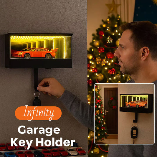 🎁New Year Sale 50% OFF💖Infinity Mirror LED Garage Key Holder