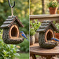 🐦 50% OFF NOW! 🏡 Outdoor Bird Feeder – Realistic Tree Stump Design, Attracts Wild Birds & Weather-Resistant Garden Decor 🌿