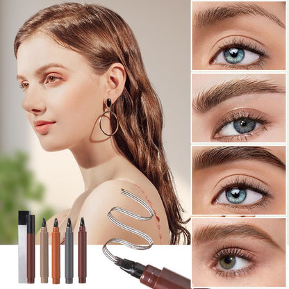 50K+ SOLD! Almost Gone ✨✏️ Waterproof 4-Tip Beard & Eyebrow Pen – Smudge-Proof, Natural Look & Long-Lasting 🌟