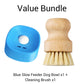 Anti-gulping bowl for dogs with rolling ball