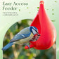 Teardrop-Shaped Hanging Bird Feeder