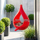 Teardrop-Shaped Hanging Bird Feeder