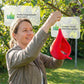 Teardrop-Shaped Hanging Bird Feeder
