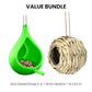 Teardrop-Shaped Hanging Bird Feeder