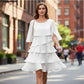 ✨ Women’s Elegant Layered Ruffle Sleeve Dress – Effortless Style for Every Occasion 💃💖