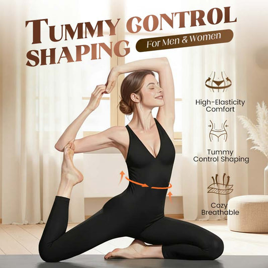 🥳2026 HOT SALE🥳💞50K+ SOLD!🌸🦋50% OFF High-Stretch V-Neck Jumpsuit – All-day ease for fitness & beyond. Breathable, flexible & effortlessly chic. Your go-to for movement. 🧘‍♀️💫