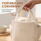 💥Today's Special 🍱Women's Lunch Bag Portable Velvet Lunch Bag with Handle and Large Capacity Insulation