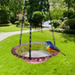 Vintage-Style Hanging Bird Feeder & Bath