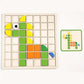 Educational Wooden 3D Colorful Animal Pattern Puzzle
