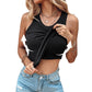 🥳2026 HOT SALE🥳💞50K+ SOLD!🎽💕 50% OFF! Round Neck Built-in Bra Tank – Stretchy ribbed knit, wrinkle-resistant. Conceals underarm fat, enhances curves. Built-in shelf bra for light support. Perfect for daily or workout. 🌸✨