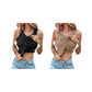 🥳2026 HOT SALE🥳💞50K+ SOLD!🎽💕 50% OFF! Round Neck Built-in Bra Tank – Stretchy ribbed knit, wrinkle-resistant. Conceals underarm fat, enhances curves. Built-in shelf bra for light support. Perfect for daily or workout. 🌸✨