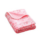 Soft Fluffy Paw-Printed Pet Blanket