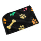 Soft Fluffy Paw-Printed Pet Blanket