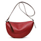 Minimalist Genuine Leather Crescent Bag