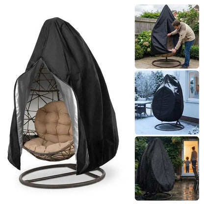 ⏳🔥LIMITED-TIME 50% OFF! 🪑 Heavy-Duty Waterproof Hanging Egg Chair Cover – UV Resistant & Durable ✨
