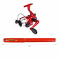 Portable pen style ice fishing rod set