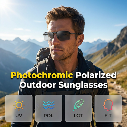 Outdoor Photochromic Polarized Sunglasses