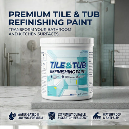 Premium Tile & Tub Refinishing Paint Kit