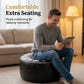 🥳2026 HOT SALE🥳💞50K+ SOLD!🏡🔊 50% OFF! High-end luxury-quality leather Versatile Round Storage Seat