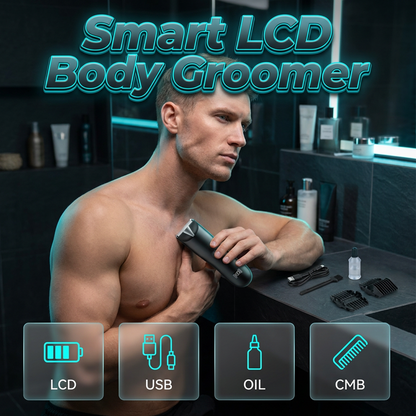 Electric Body Hair Trimmer for Men