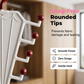 Multi-Functional V-Shaped Double Sided Hanger Storage Rack