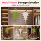 Multi-Functional V-Shaped Double Sided Hanger Storage Rack