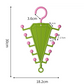 Multi-Functional V-Shaped Double Sided Hanger Storage Rack