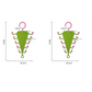 Multi-Functional V-Shaped Double Sided Hanger Storage Rack
