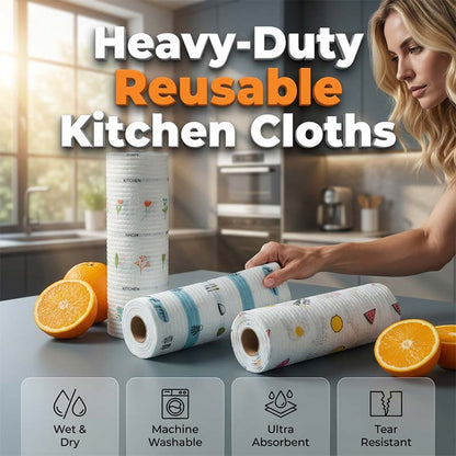 Pre-Soaped Disposable Kitchen Wipes