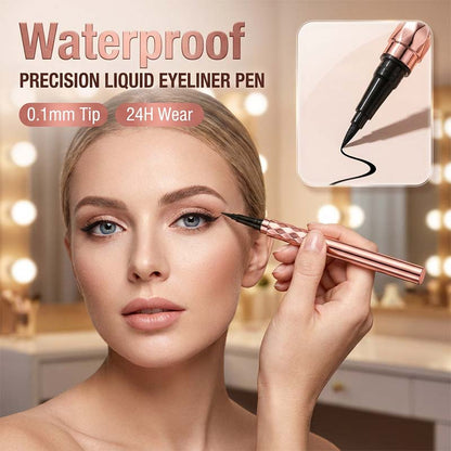 Long-Lasting Waterproof Liquid Eyeliner Pen（One eyeliner pencil lasts a month. That’s less than five cents a day）