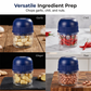 Mini Electric Garlic Chopper Press with Container