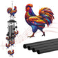 ⏳Time-Limited Special⏰Vintage Metal Wind Chimes | Elegant Black Aluminium Garden Decor with Bird & Butterfly Accents for Patio & Porch