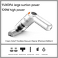 ⏳ 2026 Sale — Over 33,000 Sold!⏰Cordless Car Vacuum – High Suction Handheld Cleaner 🚗
