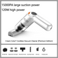 ⏳ 2026 Sale — Over 33,000 Sold!⏰Cordless Car Vacuum – High Suction Handheld Cleaner 🚗