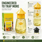 🥳2026 HOT SALE🥳💞50K+ SOLD!🦟🚫 50% OFF! Hanging Fly Trap – 4 entry holes, lures & captures flies fast. Indoor & outdoor use. A summer essential for kitchen & garden! 🌿✨