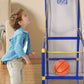 Automatic Ball Return Basketball Toy – Safe & Portable Arcade Fun