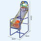 Automatic Ball Return Basketball Toy – Safe & Portable Arcade Fun
