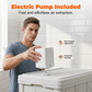 Foldable Vacuum Storage Bin with Electric Pump