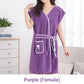 Ultra-Absorbent Wrap-Around Bathrobe for Home Use