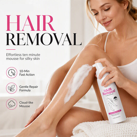 🔥Hot Sale 57% OFF🔥 Gentle Hair Removal Mousse – Helps Remove Unwanted Body Hair,  for Sensitive Skin 🧴