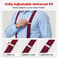 Adjustable Elastic X-Back Suspenders for Men