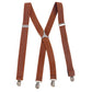 Adjustable Elastic X-Back Suspenders for Men