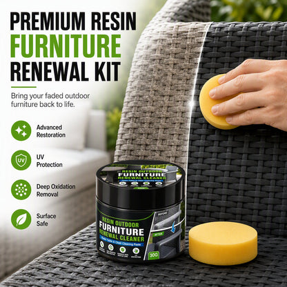 Outdoor Furniture Renewal Paste with Sponge