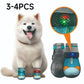 LED Dog Shoes – Breathable Mesh Paw Protectors with Night Lights, Non-Slip Wear-Resistant Soles, Adjustable Straps for Secure Fit