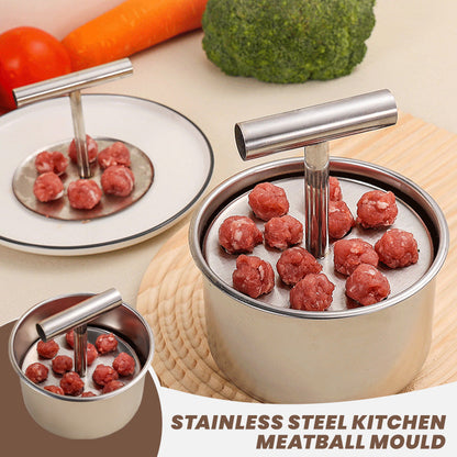 🎉 2026 Sale — Over 28,700 Sold!🍲Stainless Steel Meatball Mould 🍳