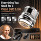 Men's 2-in-1 Bald Head Shaver & Hair Clipper