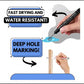 🖊️🔧 Precision Long Nib Marker – Waterproof Deep-Reach Pen for Tile, Wood & Tight Spaces
