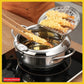 🍤 LIMITED‑TIME 50% OFF! ⚡ 201 Stainless Steel Tempura Fryer Pot – Thermometer, Drain Rack, Deep‑Body ✨