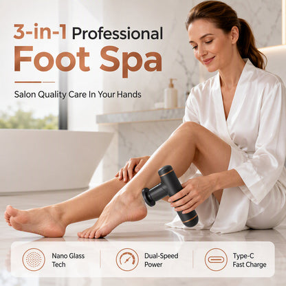 🥳HOT SALE🥳💞10K+ SOLD! Foot Remover ! 3-in-1, nano glass & dual speed. Soft, smooth feet – grab yours! ✅