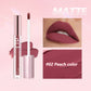 12 Colors Of New Matte Fine Shine Lip Gloss Cream Waterproof